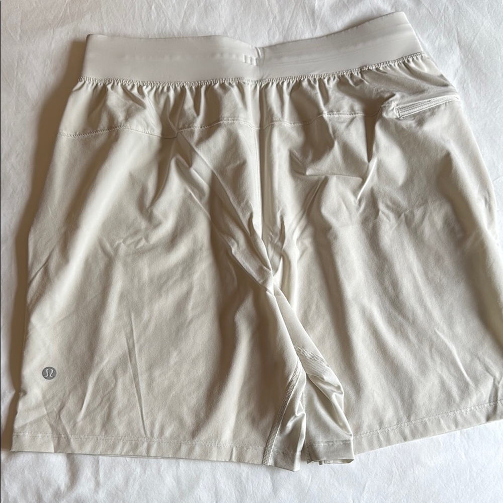 lululemon athletica Men's Off-White Athletic Shorts
